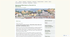 Desktop Screenshot of freedomhistoricalsociety.org